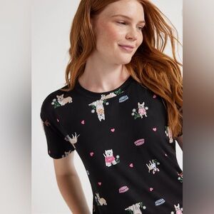 Joyspun Women’s Short Sleeve Tee and Joggers Pajama Set 2-Piece